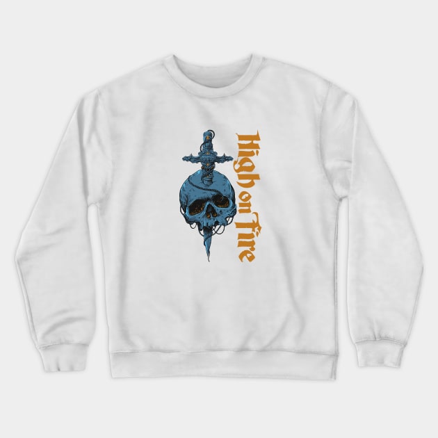 SKULL KNIFE Crewneck Sweatshirt by Mey X Prints